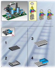 LEGO 4553 instructions page 2 – build guide