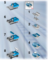 LEGO 4553 instructions page 3 – build guide