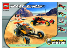 LEGO 4587 instructions page 1 – build guide