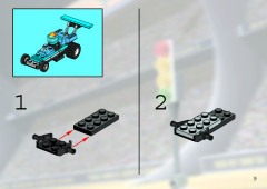 LEGO 4593 instructions page 9 – build guide