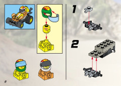 LEGO 4594 instructions page 2 – build guide