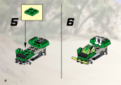 LEGO 4594 instructions page 8 – build guide