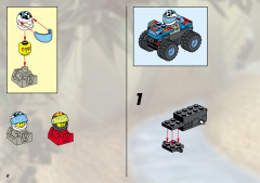 LEGO 4595 instructions page 2 – build guide