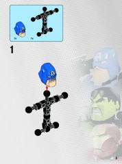 LEGO 4597 instructions page 3 – build guide