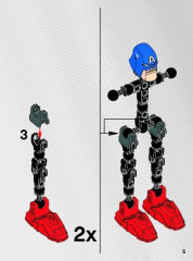 LEGO 4597 instructions page 5 – build guide