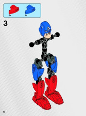LEGO 4597 instructions page 6 – build guide