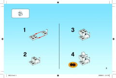LEGO 4625 instructions page 5 – build guide