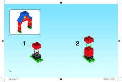 LEGO 4626 instructions page 14 – build guide