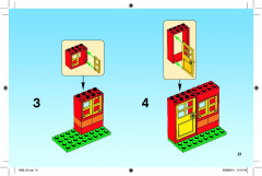 LEGO 4626 instructions page 21 – build guide