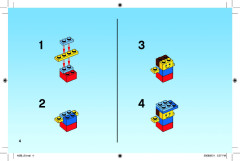 LEGO 4628 instructions page 4 – build guide