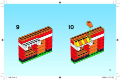 LEGO 4628 instructions page 9 – build guide