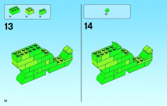 LEGO 4630 instructions page 12 – build guide