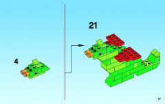 LEGO 4630 instructions page 17 – build guide