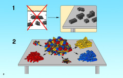 LEGO 4630 instructions page 2 – build guide