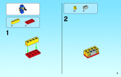 LEGO 4630 instructions page 3 – build guide