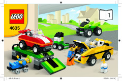 LEGO 4635 instructions page 1 – build guide