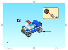 LEGO 4636 instructions page 10 – build guide