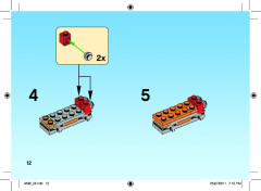 LEGO 4636 instructions page 12 – build guide