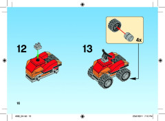 LEGO 4636 instructions page 16 – build guide