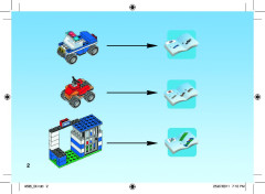 LEGO 4636 instructions page 2 – build guide