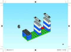 LEGO 4636 instructions page 21 – build guide