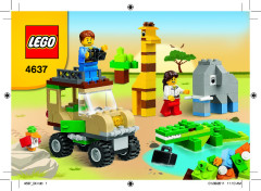 LEGO 4637 instructions page 1 – build guide