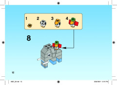 LEGO 4637 instructions page 12 – build guide