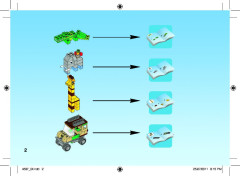 LEGO 4637 instructions page 2 – build guide