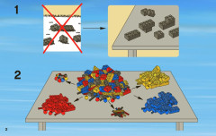 LEGO 4642 instructions page 2 – build guide