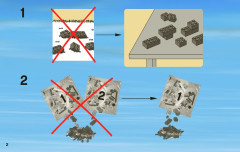 LEGO 4643 instructions page 2 – build guide