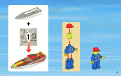 LEGO 4643 instructions page 3 – build guide