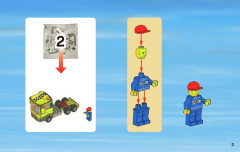 LEGO 4643 instructions page 3 – build guide