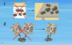 LEGO 4645 instructions page 2 – build guide