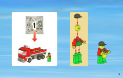 LEGO 4645 instructions page 3 – build guide