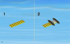 LEGO 4645 instructions page 4 – build guide
