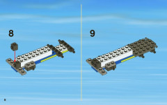 LEGO 4645 instructions page 8 – build guide