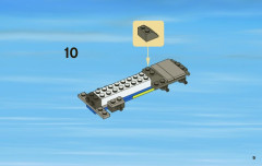 LEGO 4645 instructions page 9 – build guide