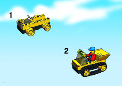 LEGO 4668 instructions page 2 – build guide