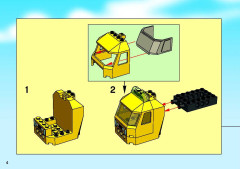 LEGO 4668 instructions page 4 – build guide
