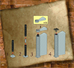 LEGO 4706 instructions page 20 – build guide