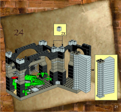 LEGO 4706 instructions page 21 – build guide