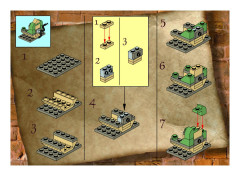 LEGO 4733 instructions page 12 – build guide