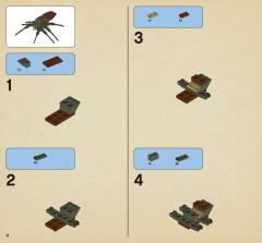 LEGO 4738 instructions page 4 – build guide