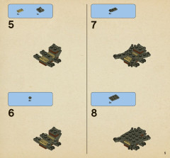 LEGO 4738 instructions page 5 – build guide