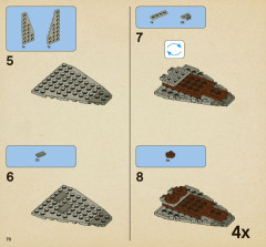 LEGO 4738 instructions page 70 – build guide