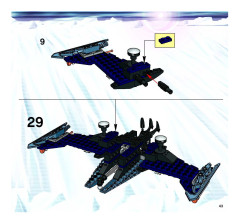 LEGO 4745 instructions page 43 – build guide
