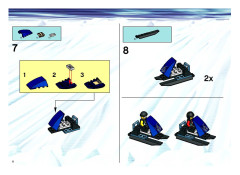 LEGO 4746 instructions page 8 – build guide