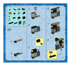 LEGO 4754 instructions page 22 – build guide
