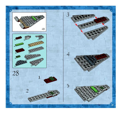 LEGO 4754 instructions page 31 – build guide