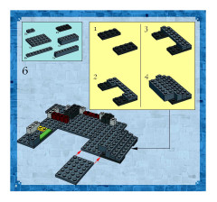 LEGO 4754 instructions page 8 – build guide